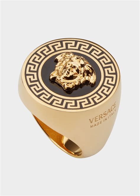 chevaliere homme argent versace|Versace Bijoux Homme .